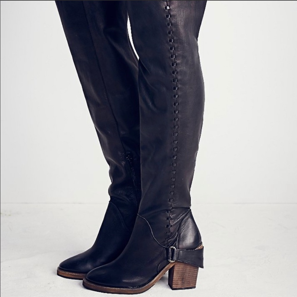 FREE People auburn over the knee boots size 38 NEW